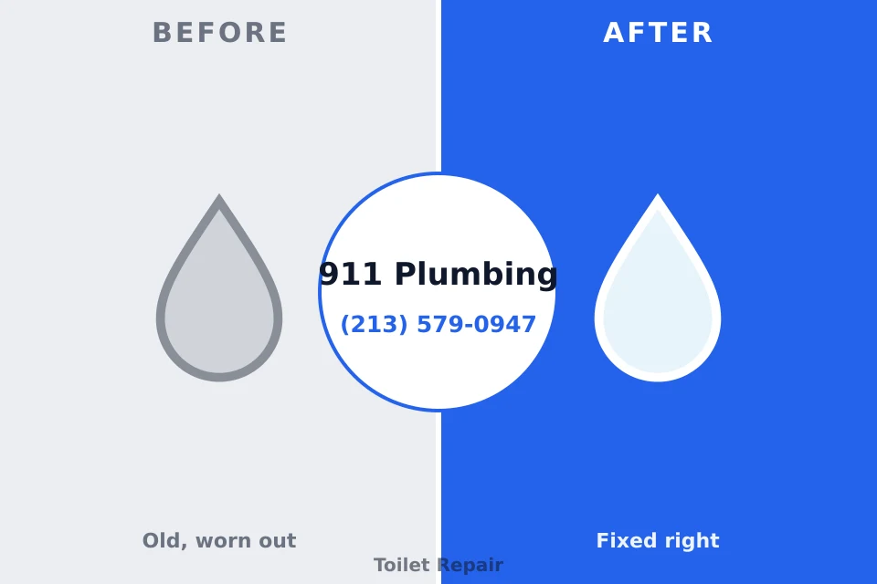 Before and after: plumbing repair Belington, WV